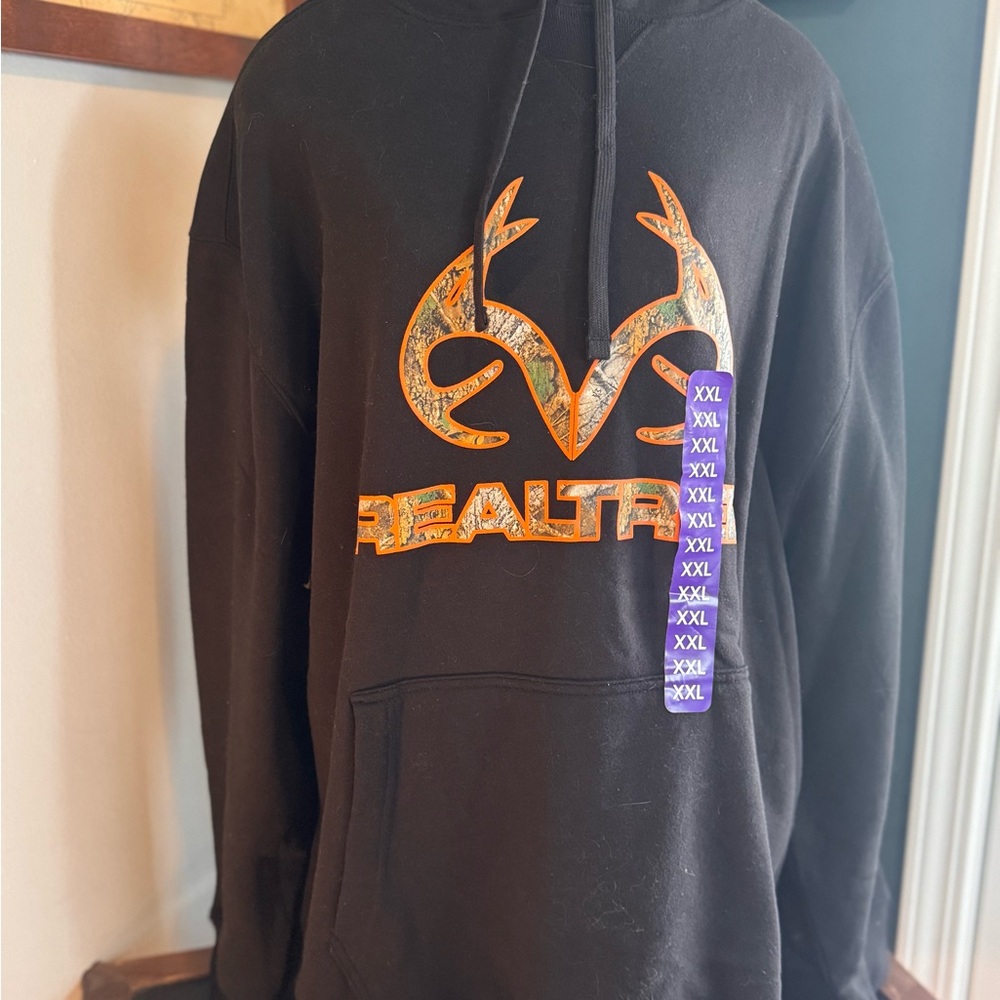 Realtree Black and Orange Hoodie for Reptile Fans